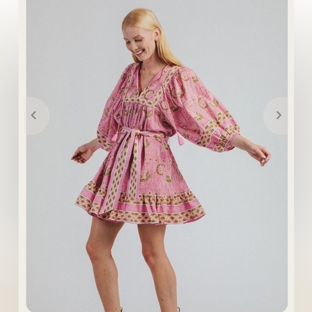 Cleobella Magdalena Mini Dress Wildflower L